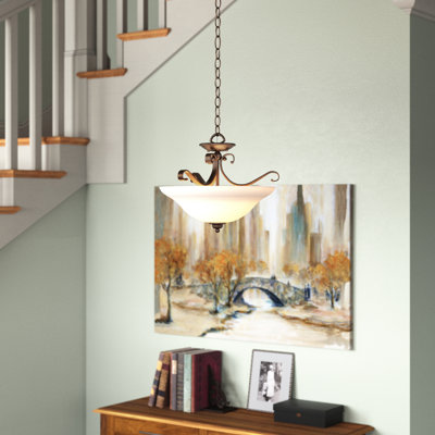 Leanna Glass Semi Flush Mount