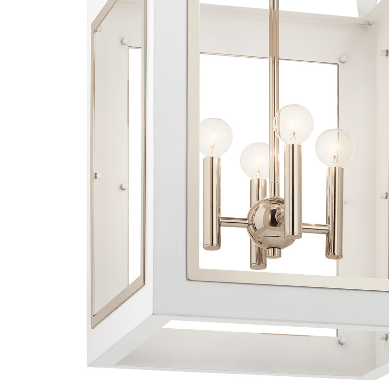 4 - Light Unique/Statement Pendant, White