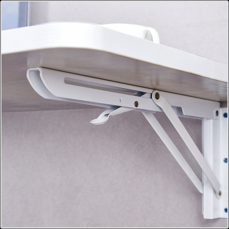 Wall Mounted Folding Table, Space-Saving Foldable Desk for Laundry, Kitchen, and Bathroom Use