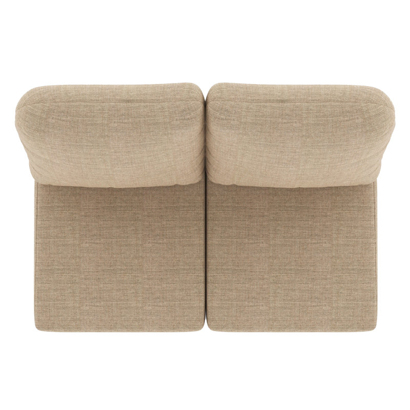 Indoor/Outdoor Sunbrella® Seat/Back Cushion, Cast Ash Sunbrella® Plainweave