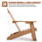 Adirondack Chair With Cup Holder, Outdoor Adirondack Chairs, Table Not Include