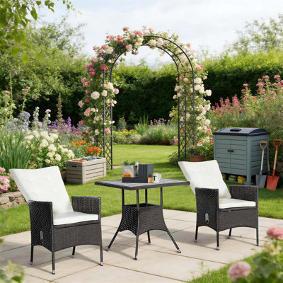 3-Piece Reclining Patio Bistro Set