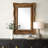 Caterina Scalloped Antique Gold Mirror