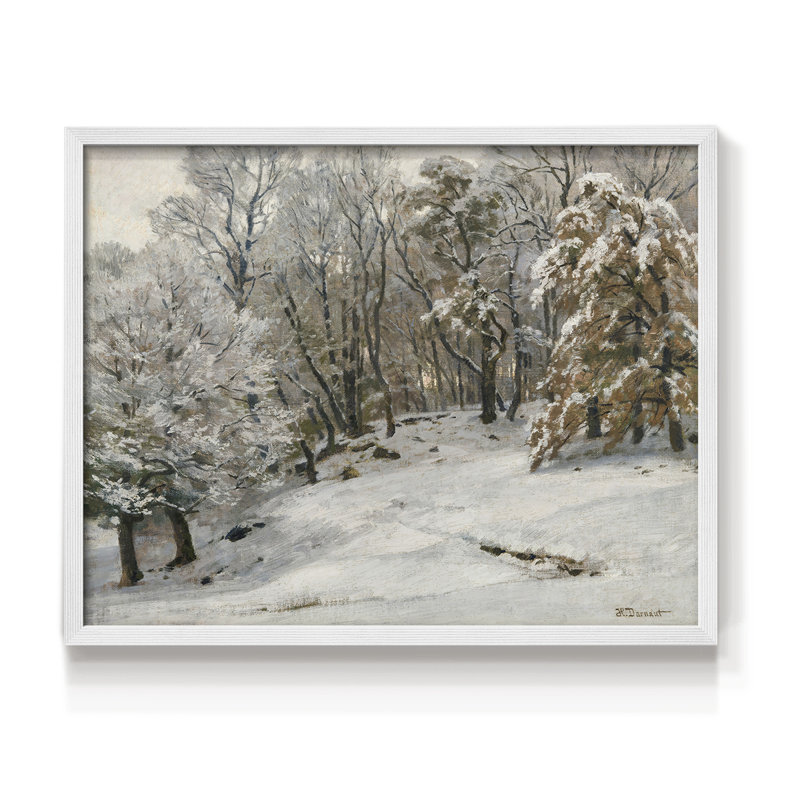 Paysages rétro-CCGX-impression encadrée, H 8 po x l 10 po, Blanc