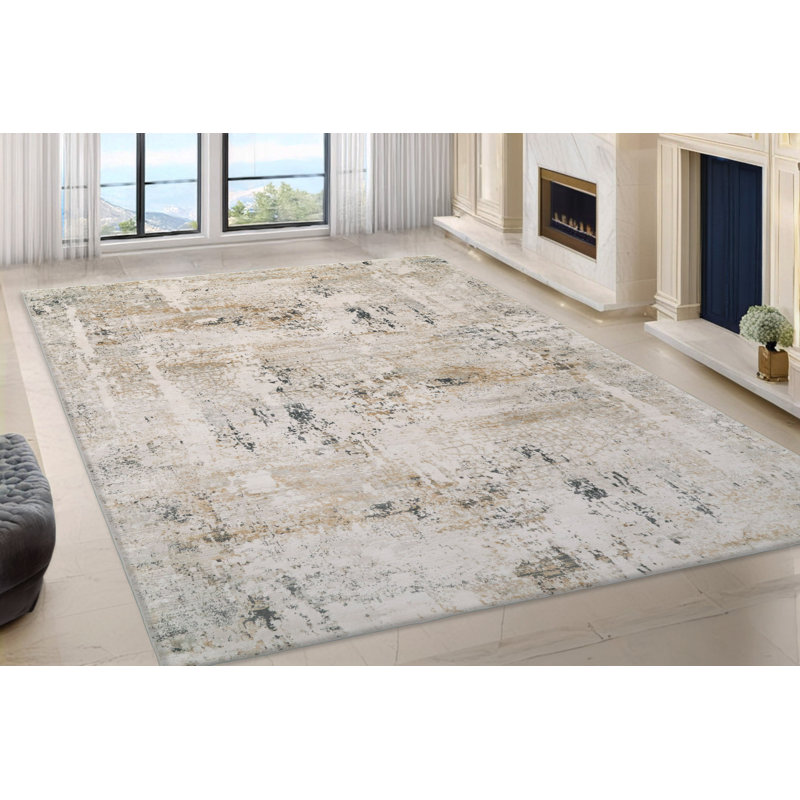 Shaniya Abstract Indoor Rug, Rectangle 6'7" x 9'6"