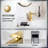 Single-handle Bathroom Faucet with Drain Assembly-64093323
