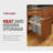 Rev-A-Shelf Wood Top Mount Pullout Trash Can(s) with Soft-Close, 35 qt., Metallic Silver-65711709-65711708