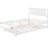 Full Platform Bed With Adjustable Trundle - Solid Pine Wood Size Variable And-2138730340