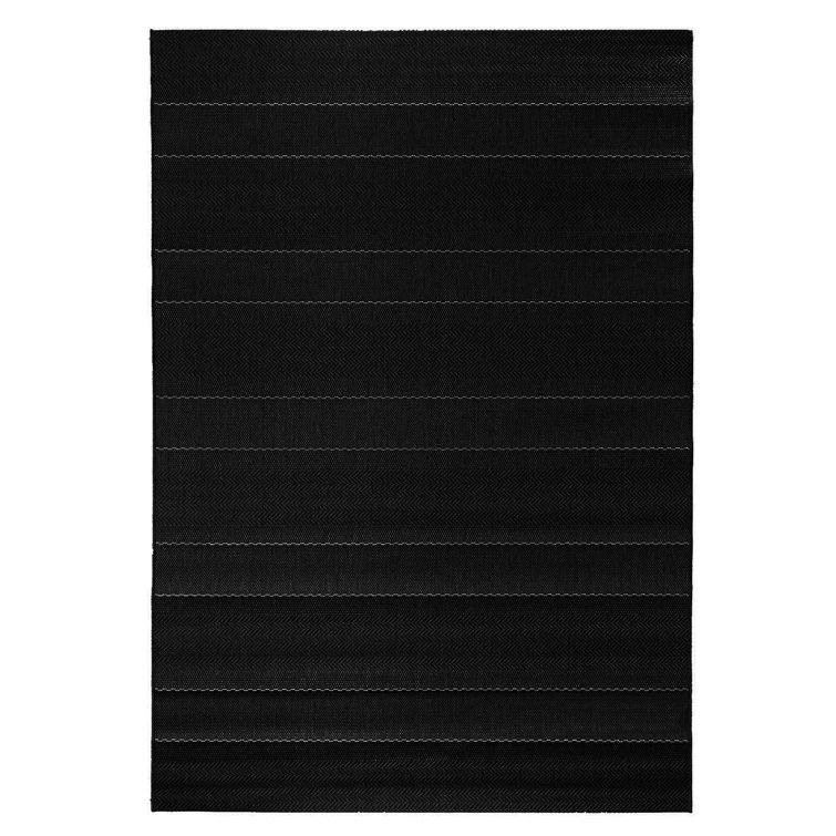 Fürth Flatweave Black Rug