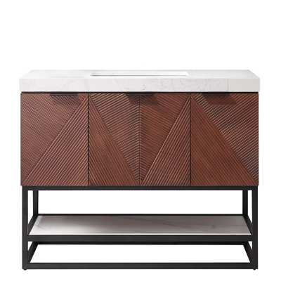 Mahon 42" Single Pedestal Vanity with Top