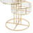 31.5''W Wedding Gold Crystal Flower Stand