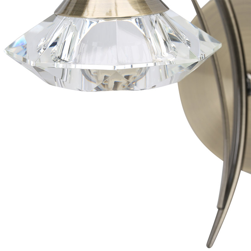 Greenhaw Armed Sconce, Antique Brass