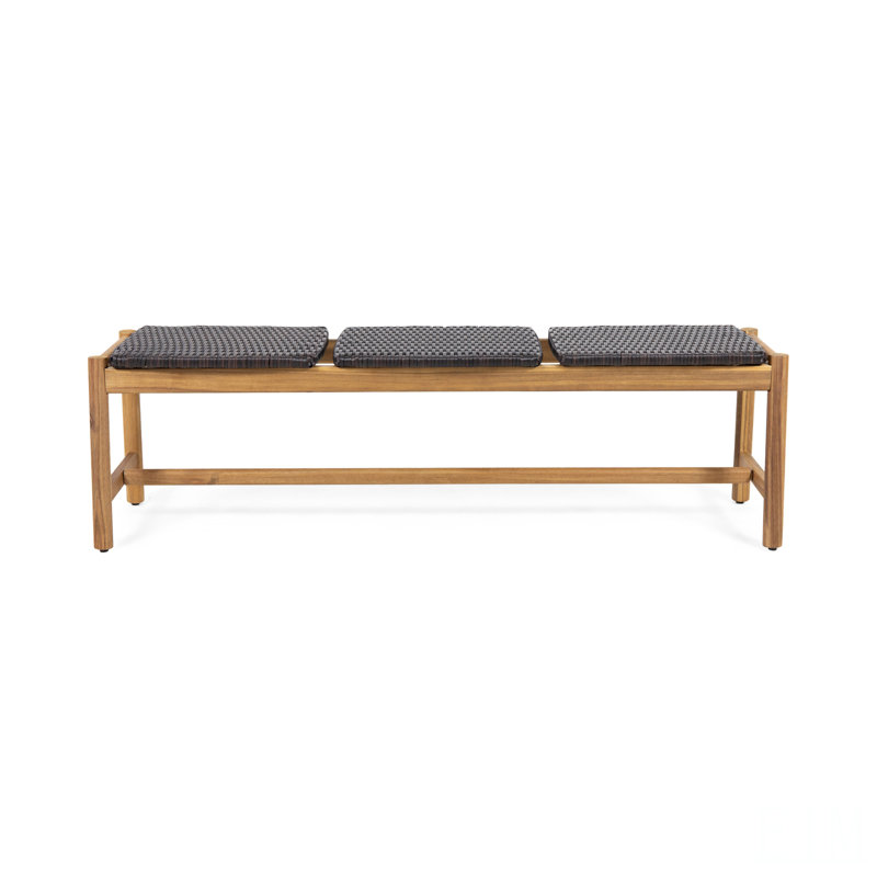 BANC À 3 PLACES CAMBRIA, Brun