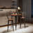 Modern 3-Piece Bar Height Dining Room Set, Square Pub Table and Chairs with Metal Frame, High-Top Kitchen Table and Chairs for Breakfast Bar, Kitchen & Living Room