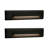 Black Integrated LED Metal Linear Step Light