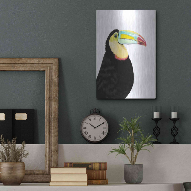"Toucan aquarelle" par Naomi McCavitt, H 16 po x l 12 po