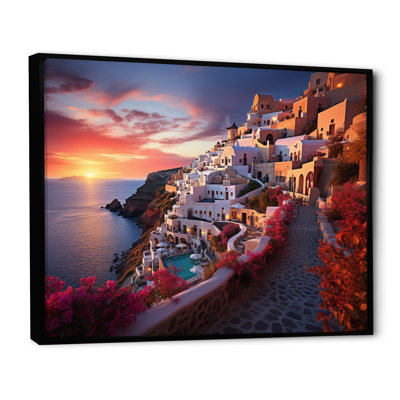 Grèce Oia Splendor IV sur toile