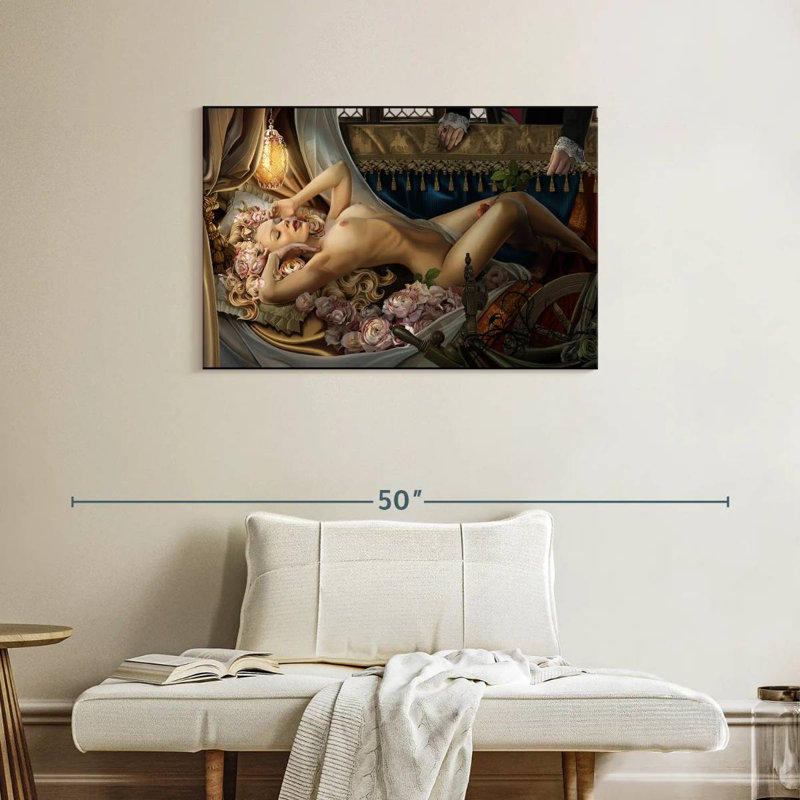 Le rêve de la beauté, H 24 po x l 36 po