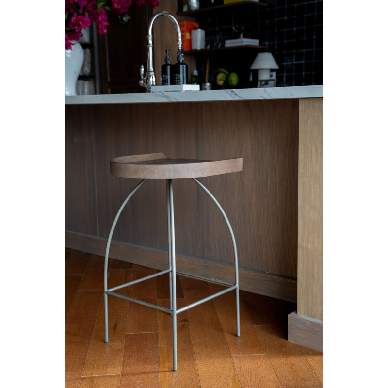 Jasper Stool with Metal Frame