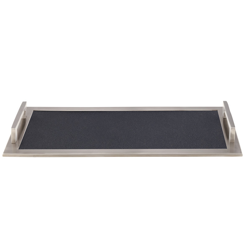 Zennas Stainless Steel Tray, Black