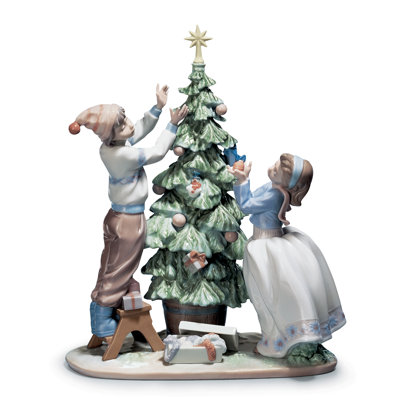 Trimming the Tree Figurine