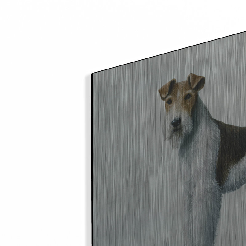 «Fox Terrier» par Harro Maass, H 12 po x l 16 po
