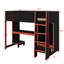 Lit mezzanine simple avec bureau-1200115679