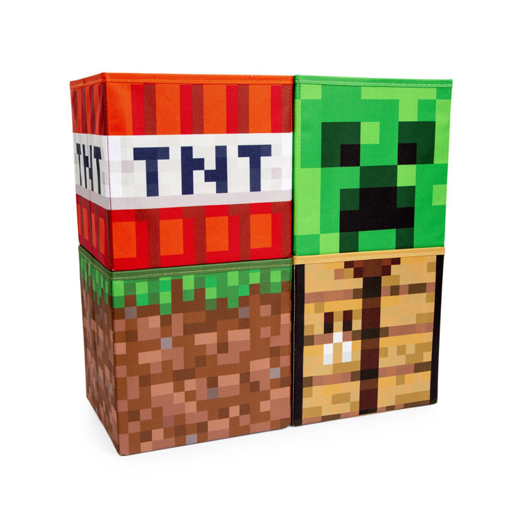 Minecraft Bee 15 x 15 Inch Fabric Storage Bin