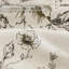 Rideau de douche Farmhouse Floral Vintage, rideaux de douche à motif en lin noir pour salle de bain, taupe brun clair