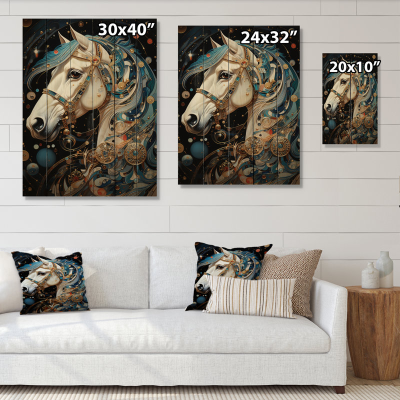 Carrousel tourbillonnant pointillisme II sur bois, H 40 po x l 30 po x P 0,78 po