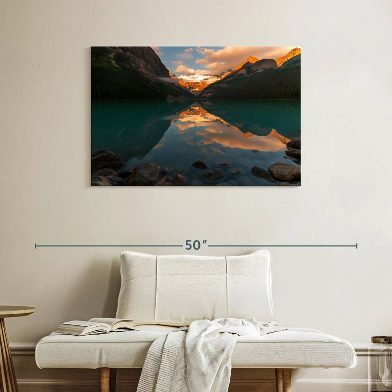 Lake Louise Sunrise, H 26 po x l 39 po