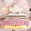 Led Single Bed With Crown Headboard