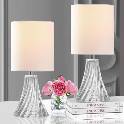 Petites lampes de table en cristal pour chambre à coucher Jobani