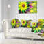 Coussin lombaire floral de fleurs exotiques