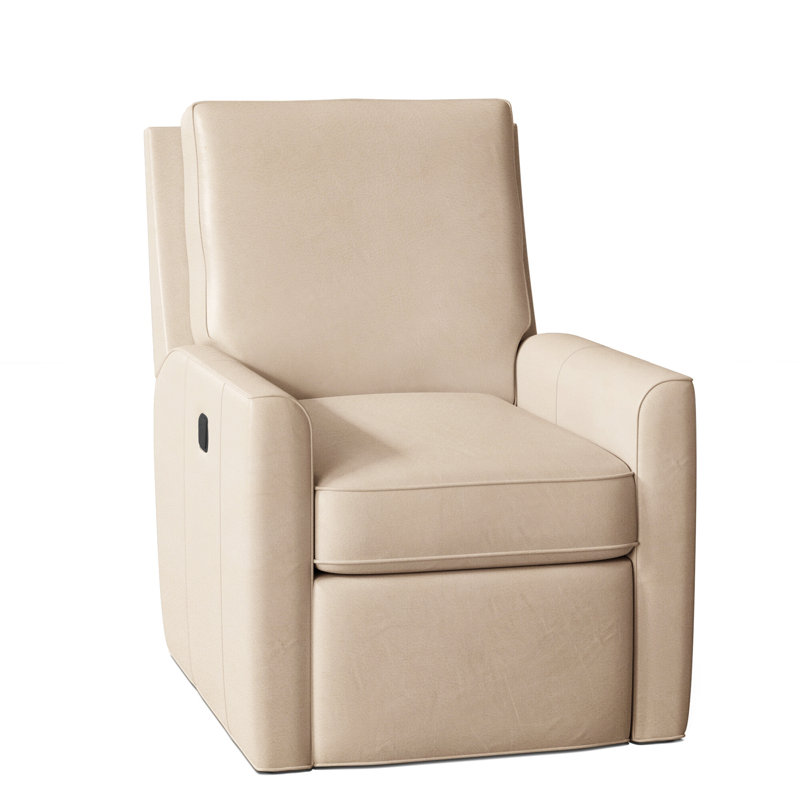 Yorba Recliner, Outsider Raven Genuine Leather, Manual