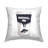 Housse et insert de coussin décoratif carré en polyester pour l'intérieur et l'extérieur