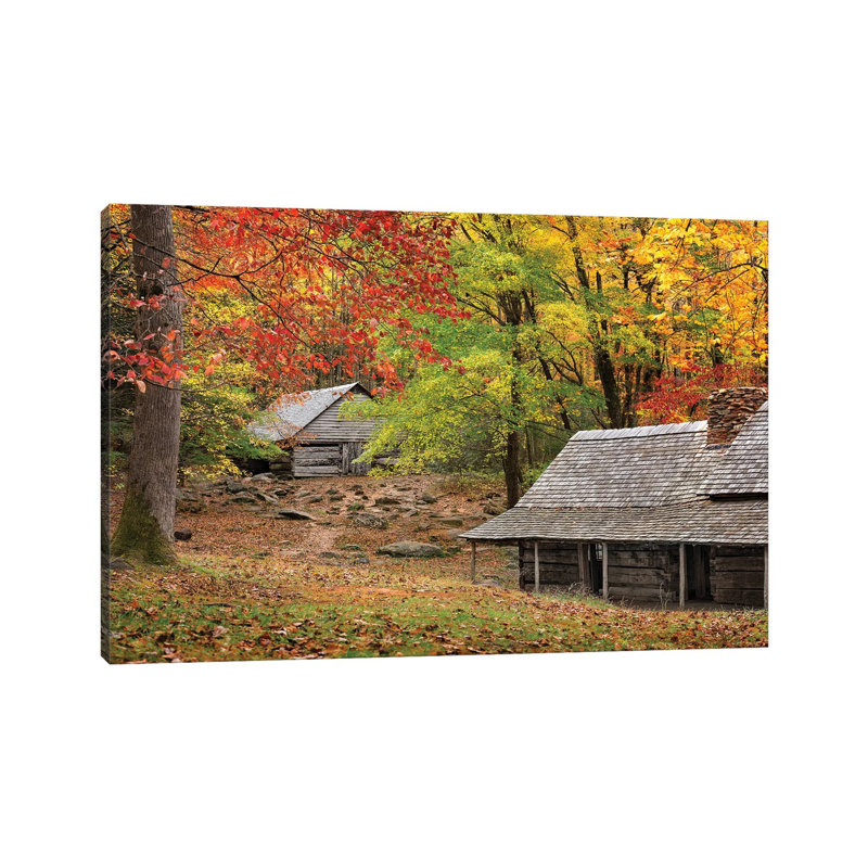 An Autumn Home by Jonathan Ross Photography - Wrapped Canvas Print, 20.32 cm H x 30.48 cm W