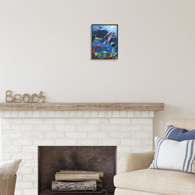 Au-489-Giclee " Vivid Underwater Sea Life " by Interlitho
