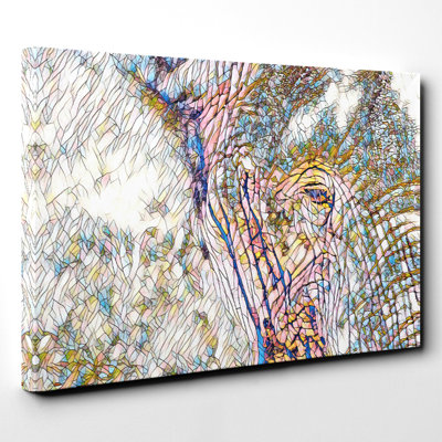 Elephant Eye - Wrapped Canvas