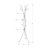 Versatile Free Standing Coat Rack With Multiple Hooks For Entryway And Bedroom-201266581