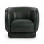 Rinner Leather Swivel Club Chair-1043878130