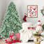  Arbre de Noël bleu-vert avec 2518 pointes PE + PVC-1771062097