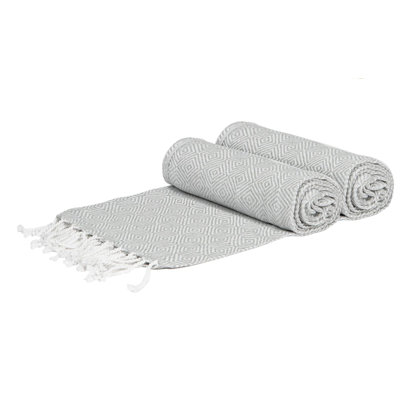 Nicola Spring - Turkish Cotton Chevron Bath Towels - 172 x 90cm