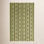Button Olive Hand-Hooked Striped Wool Rug