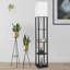 Lampe sur pied en bois massif