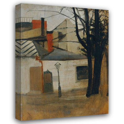 "Gas Store" by  Oskar Schlemmer - Gallery Wrap Canvas Wall Art