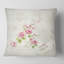 Carré, rétro dessin de fleurs II - coussin décoratif imprimé rétro-60158127