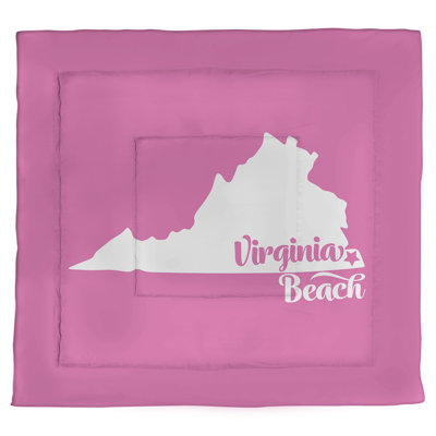 Virginia Modern & Contemporary Polyester Percale Comforter