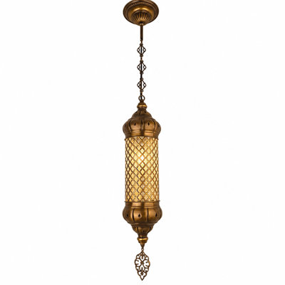 Roozbeh 1 - Light Brass Novelty Pendant