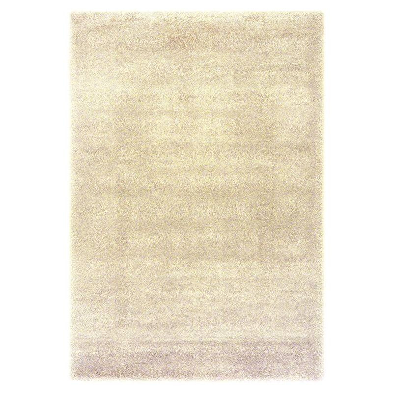 Rother Beige Machine Washable Non-Slip Soft Shaggy Rug, Rectangle 3'4" x 5'11"